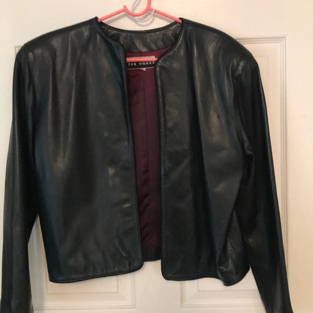 Leather jacket